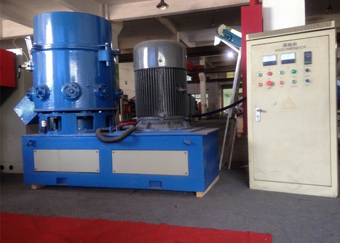 Soft Material Plastic Agglomerator Machine Motor 55-75 Kw Output 200kg/H
