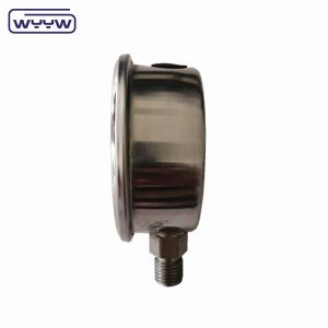 Precision Industrial Measurement Tool Liquid Filled Pressure Gauge Acrylic