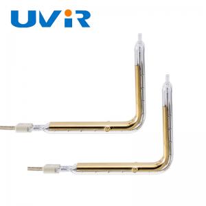 China Plastic Welding Gold Plated Infrared Heating Tube Double Element on sale