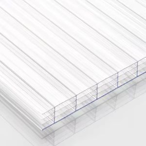 Buy cheap UV Protection Twin Wall Polycarbonate Panels , Multiwall Polycarbonate Roofing Sheets product