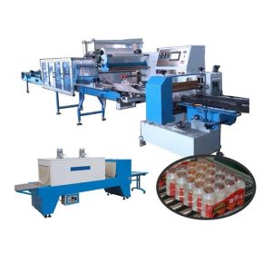 Collective Bottles Packaging Machine Full Sealing Secondary Shrink Packing