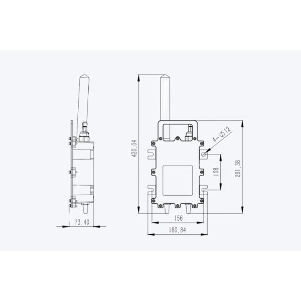 Solar IP68 Level AIS AtoN Inspection Device Real Time Position & System Health Updates