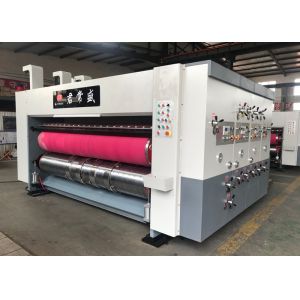 Electric Printing 405mm Rotary Die Cutting Machine Attached Slotter Function