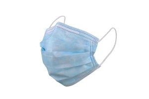 Buy cheap Liquid Proof Disposable Blue Earloop Face Mask High Filtration Efficiency product