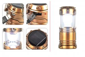 Buy cheap Solar Panel rechargeable led camping lantern Portable Light Camping ABS Shell product