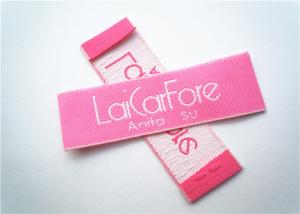 Buy cheap Garments Woven Clothing Label Tags , Sewing Embroidered Clothing Labels product