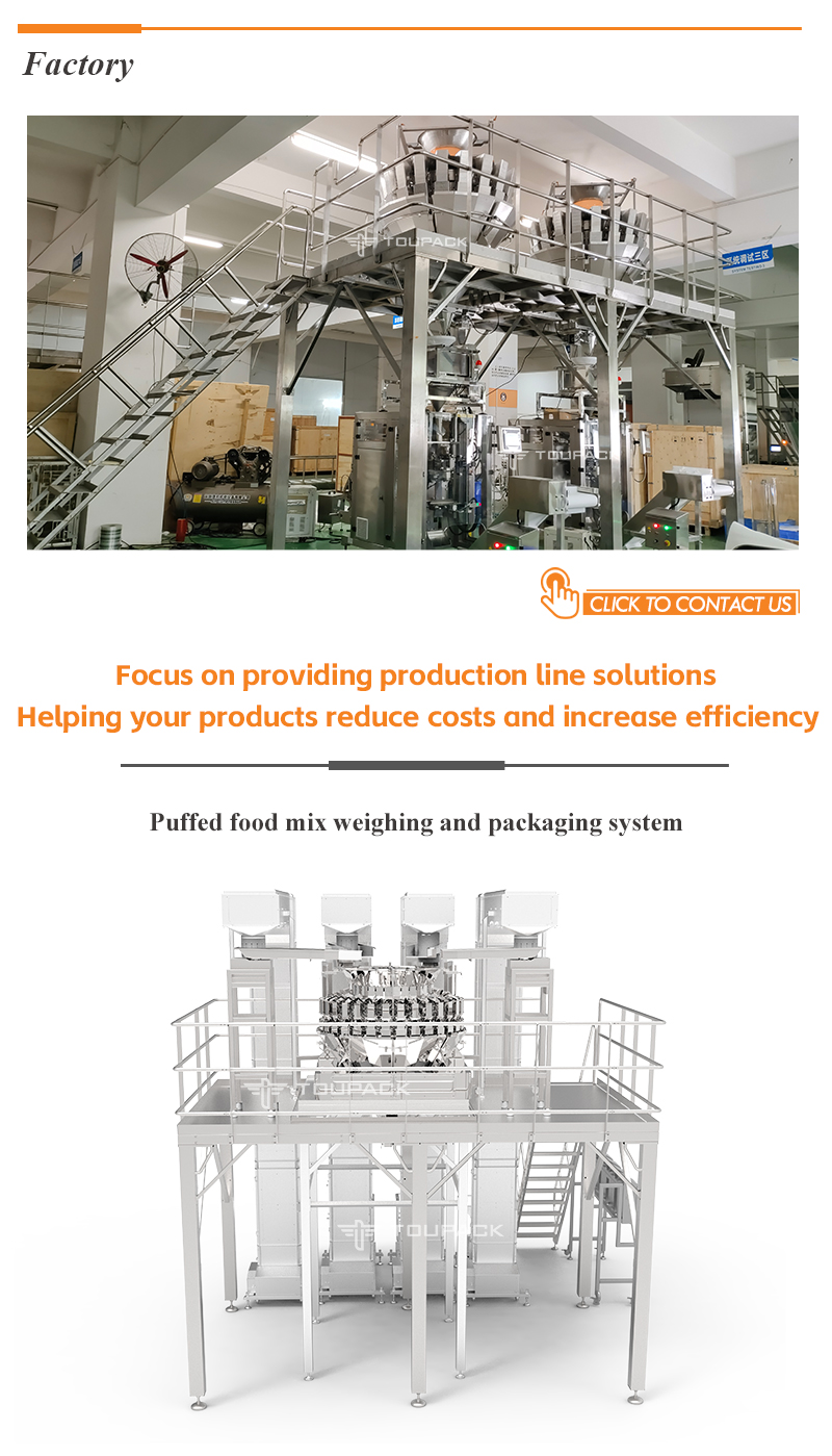 Automatic Cassava Chips Packaging Machine 60-100BPM 220V
