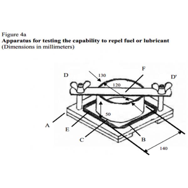 Stainless Steel Building Material Fire Tester For Ece R118 Annex 9 Test 0