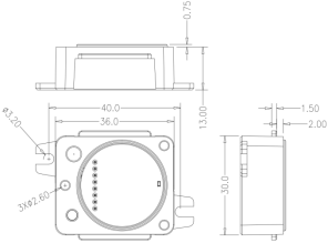 Ceiling Light Built-in Presence Sensor, 0-10V Dimming, Remote Control Available