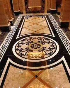 Buy cheap Marble Stone Polished of the Waterjet Patterns Flooring Tiles product