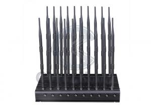 China 20 Antennas Cell Phone Signal Jammer AC220V Remote Control LORA lOJACK on sale