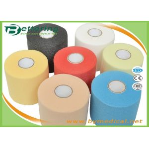China Elastic Adhesive Athletic Underwrap Tape , Polyurethane Medical Foam Tape Breathable on sale