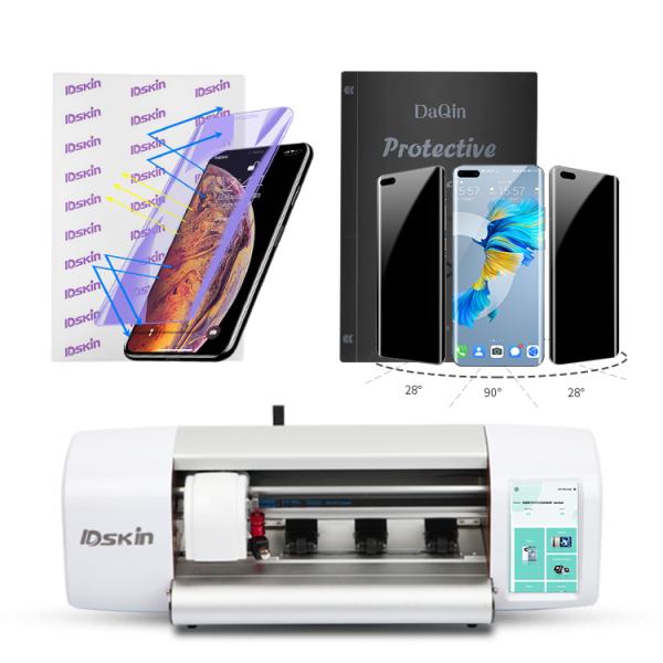 Phone Hydrogel Vinyl Sticker Printer Cutter Machine For Samsung 8KG