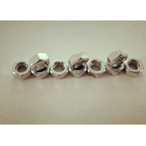 Buy cheap Electroplating White Zinc M6*1 Hexagon Nuts product