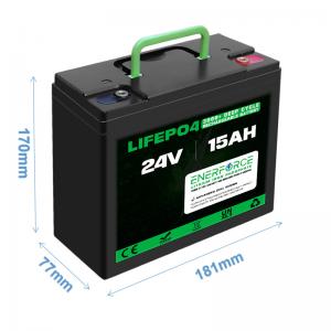 Buy cheap 15AH 24V LFP Battery For Mobility Scooter Go Kart Golf Cart Goped product