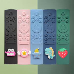 China Silicone Rubber Keypad Remote Keypad Voice Tv Remote Control Silicone Protective Cover 3c71/5a60 Cartoon Cute on sale