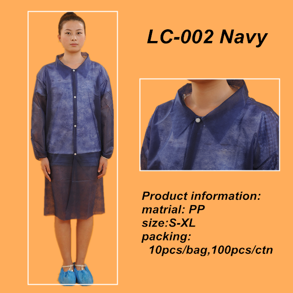 Cheap long sleeve medical lab coat/chemistry lab coats