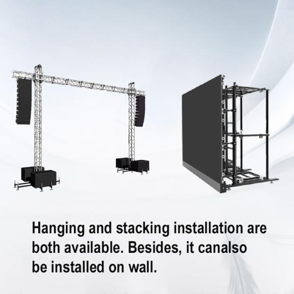 P3.91 P4.81 High Brightness Outdoor Live Performance LED Screen Rental LED Display Waterproof Stage Wedding Background Screen