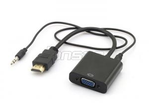 Buy cheap Length Customized Special Cables Bare Copper 1080P HDMI To VGA Converter Cable With Audio product