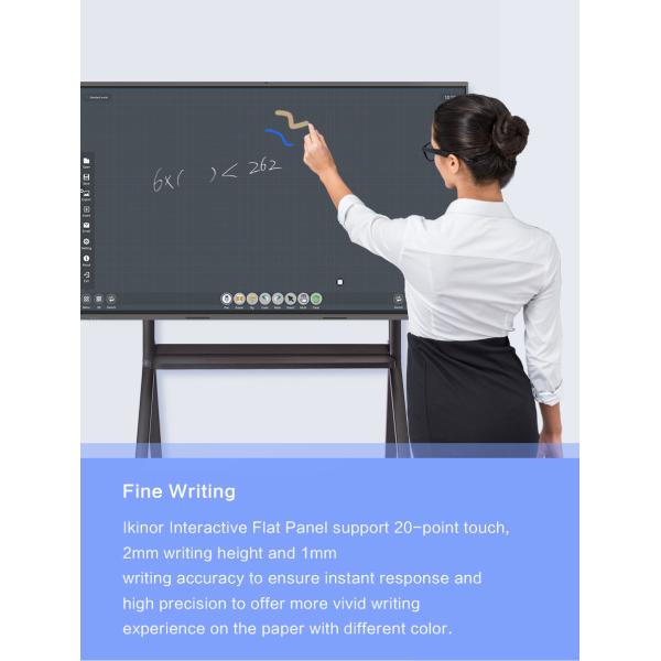 Intelligent Touchscreen Interactive Display Panel Whiteboard For Conference