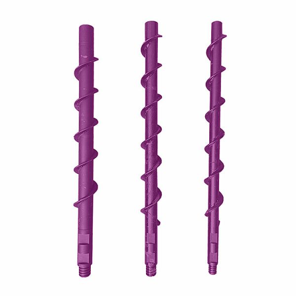 High Speed Anger Drill Pipe Single / Double Spiral Blades Threaded Drill Rod Twist Drill Pipe