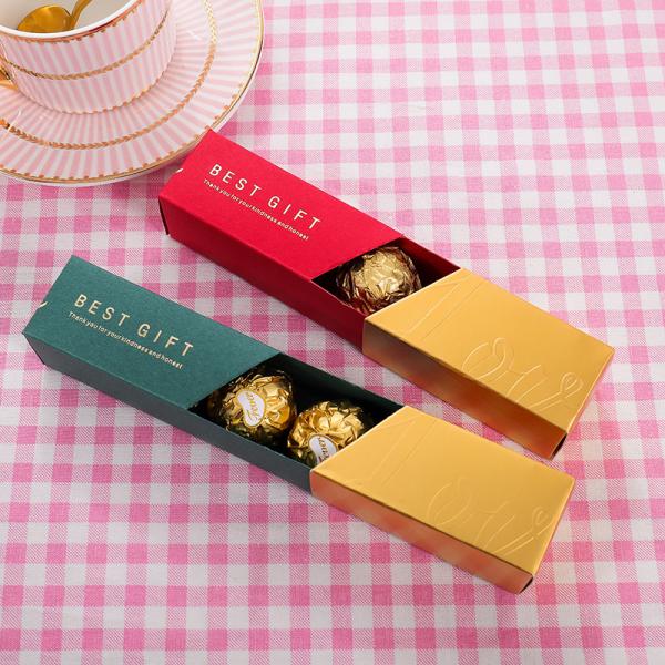 Custom Luxury Colorful Rigiding Lipstick Shaped Chocolate Box Paperboard Material