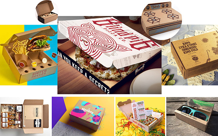 Manufacturer Wholesale Corrugated Customized Printing PaPer Pizza Shipping Boxes