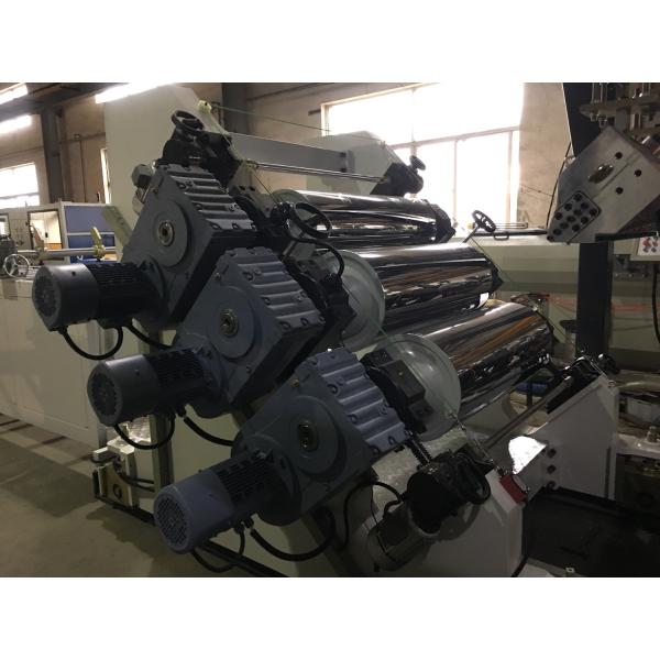 Single Layer PET Sheet Extrusion Line , Transparent Plastic Sheet Extrusion Machine