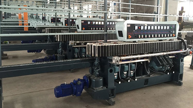 High processing efficiency glass polish machine price cnc glass edging machine