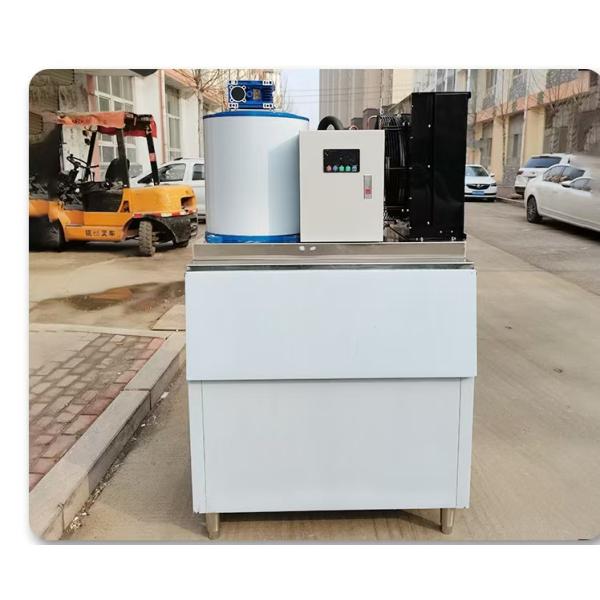 Commercial Factory Supply Flake Ice Making Machine Snow and Dry Ice Shape Efficient Flake Ice Maker
