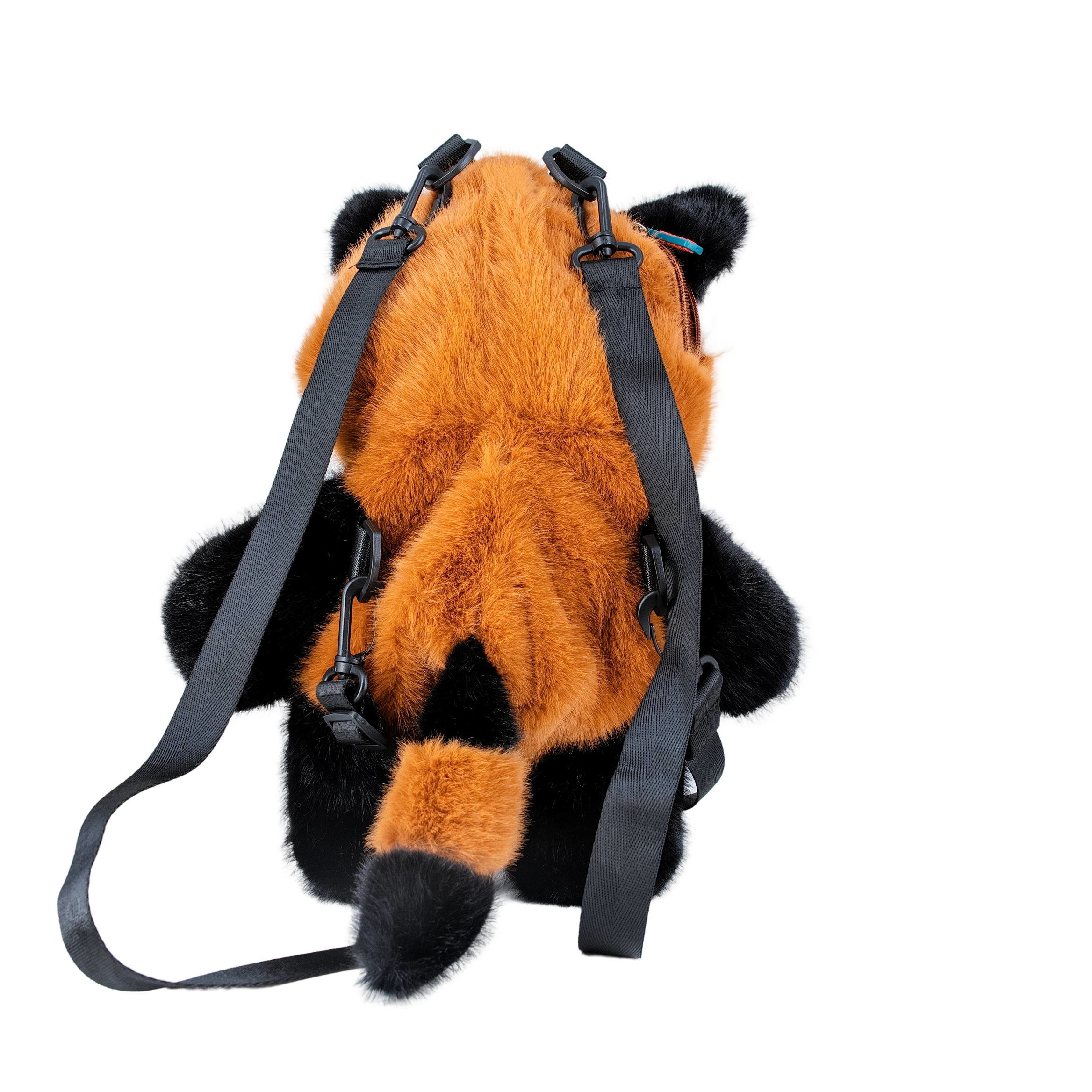 Kawaii Cute Red Plush Backpack Toy Stuffed Animal Panda Plushie Backpack Low MOQ