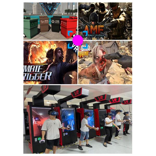 Self - Service Arcade 9D Virtual Reality Game Machine With 55 Inch Touch Screen