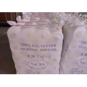 Raw White Polyester Yarn Heat Set Yarn