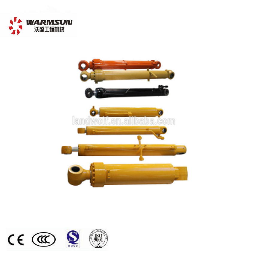 ISO Rustproof Bucket Hydraulic Cylinder Steel Excavator Hydraulic Parts