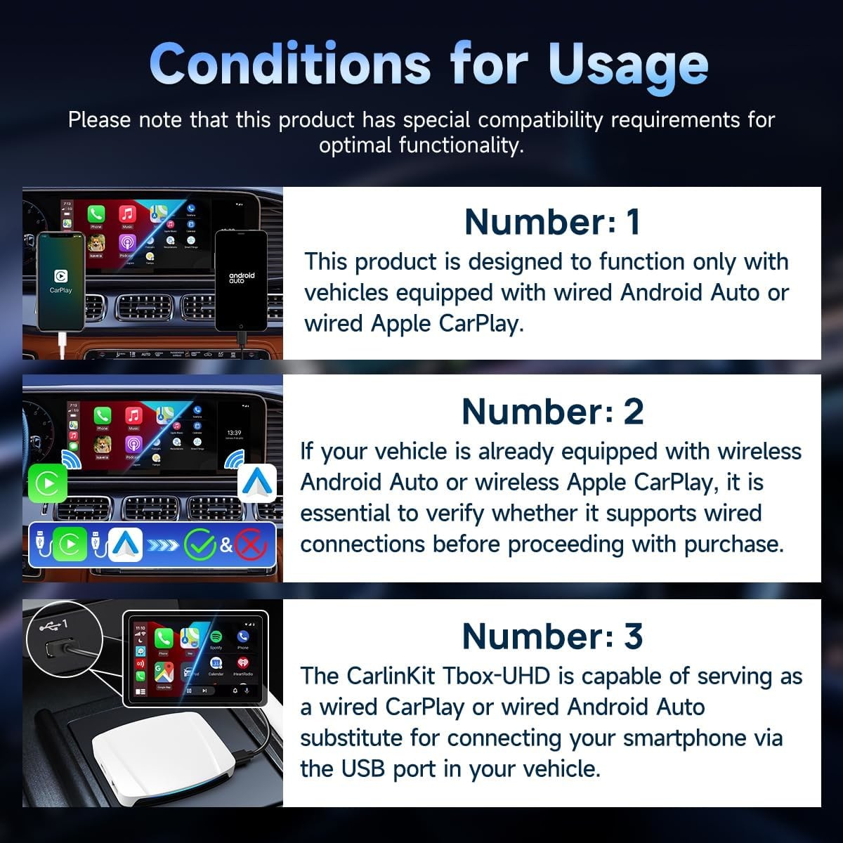 CPC200-TBox UHD Wireless Adapter Carplay Andriod Auto to Multimedia Play Carlink TBox UHD HDMI Ai Box 64Gb