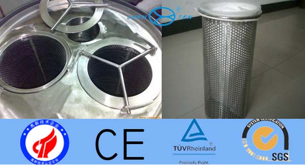 2 # Bag Stainless Steel Bottom Entry Multi Bag Strainer Meet GMP Standard
