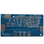 Blue Soldermask Automotive PCB Customized FR4 Circuit Board Immersion Gold