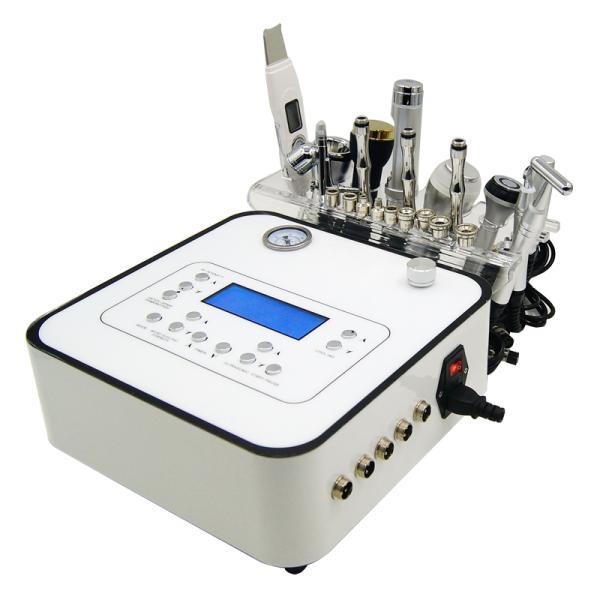 Electroporation No Needle Mesotherapy Device 10 In 1 Dermabrasion Skin Scrubber