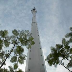 Buy cheap Telecommunication Monopole Steel Tower Pole 15 Meter Powder Coated product