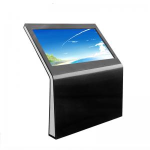 China 1080P 55 Inch Big Size WIFI Floor Stand Honrizontal Multi Touch Screen Information Kiosk All In One Computer on sale