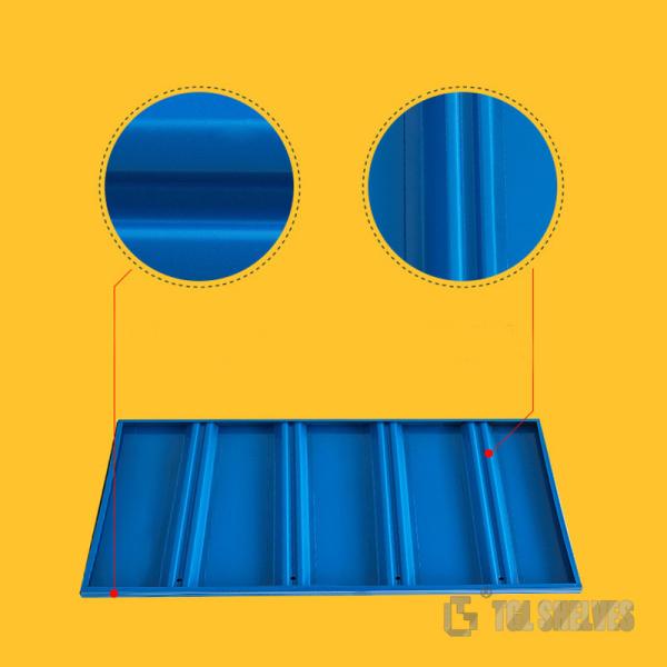 Steel 4layers Warehouse Storage Shelves Heavy Duty Anti rust 2500kg Weight capacity