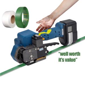 Buy cheap Flat Packages Pallets Battery Strapping Tool 27000mha Poly Strapping Tool product