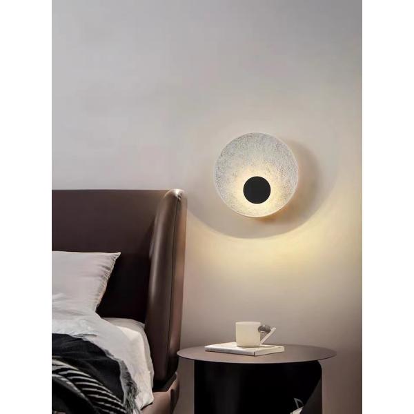 Decorative Luxury Stair Lamp Round shade Led Moon Wall Lamp For Hotel