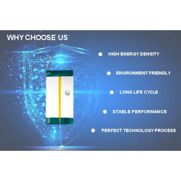 Rechargeable Lipo Battery 3.7V 1000mAh For Portable Printer