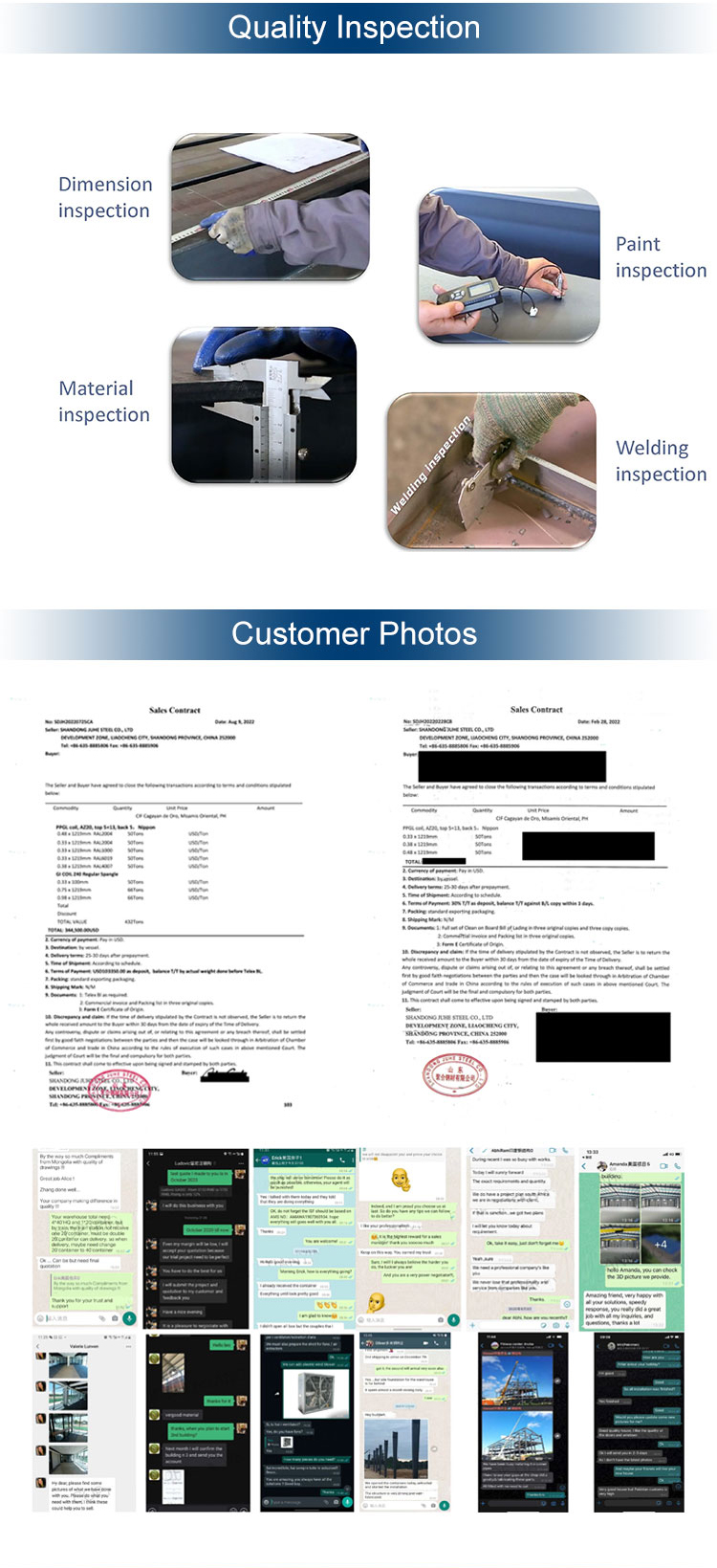 Tolerance ±1% Q235B/Q345B Low Carbon Steel Prefab Steel Structure Warehouse/Hall/Hangar