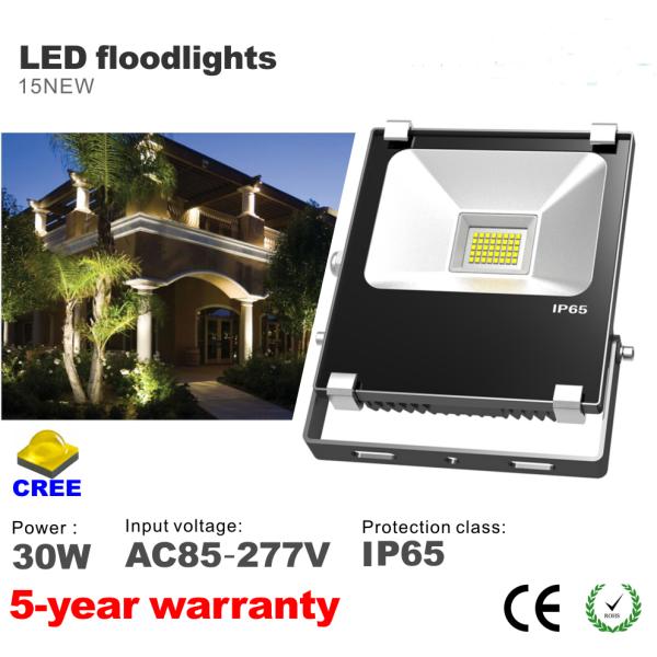 30W LED Floodlights CREE SMD LED Bulbs 85-277VAC Waterproof Villas flooding lamp