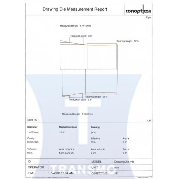 Automatic Wire Cable Accessories Conoptica System High Efficiency Performance