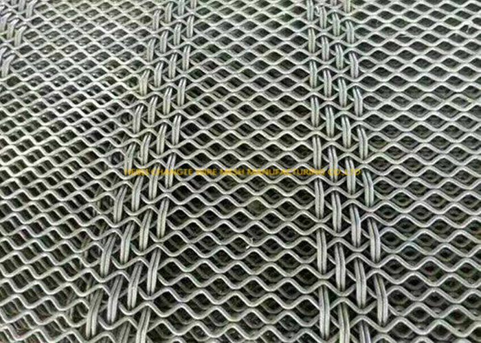 Buy cheap Flat Top Anti Rust 45 Steel Embossed Mine Sieving Mesh product