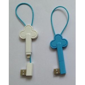 Buy cheap Archaized Key Shape Charging Data Sync Cable, USB To Lightning product