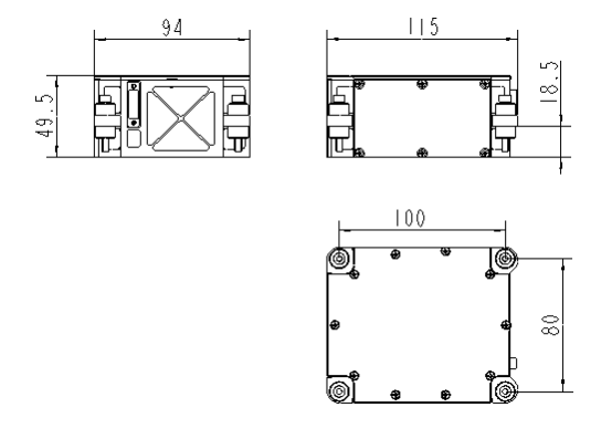 Compact And Lightweight TDF42IMU0 Fiber Optic Inertial Unit Low Power Consumption